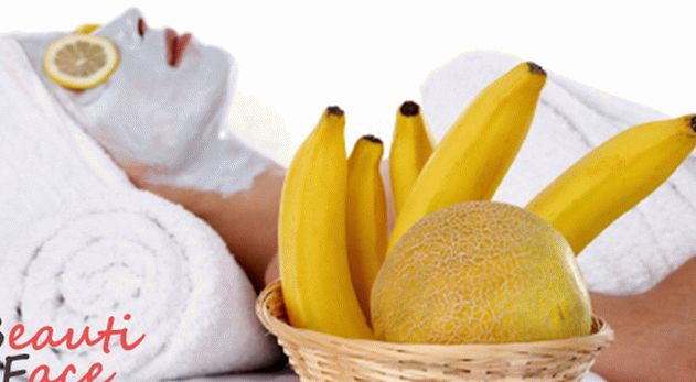 Mască de față cu banane
