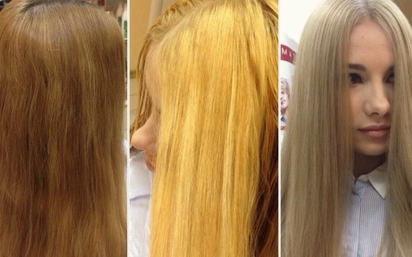 cum să scapi de culoarea galbenă a părului după lumină