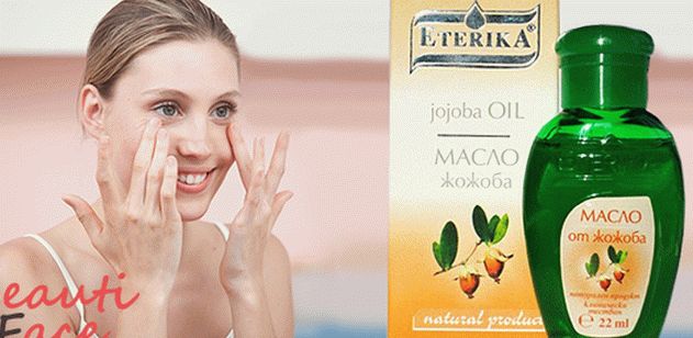 măști în jurul ochilor cu jojoba