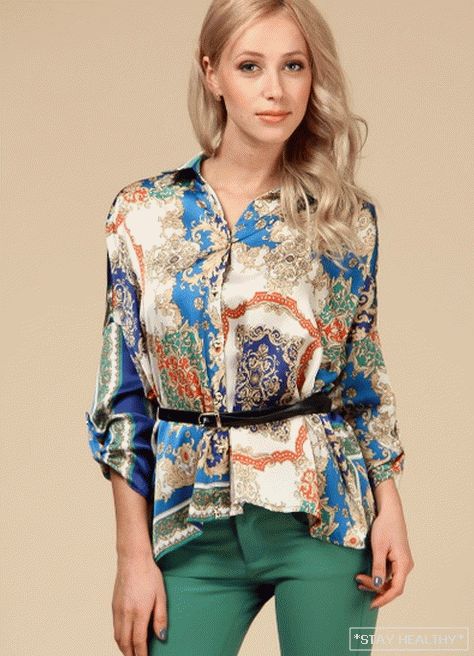 Modă bluze din satin: modele și stiluri