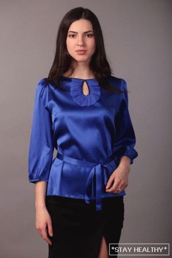 Modă bluze din satin: modele și stiluri