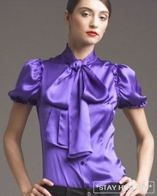 Modă bluze din satin: modele și stiluri