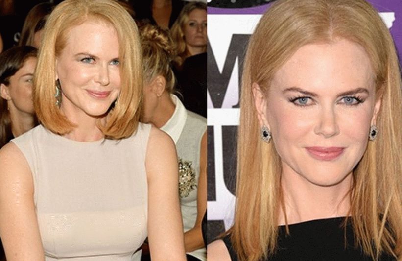 Nicole Kidman Cu un frumos pătrat alungit
