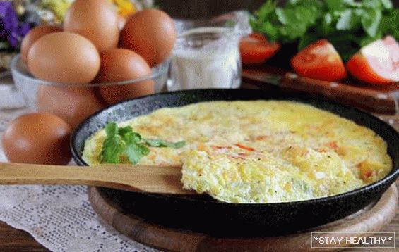 Erori începători la gătit omlete