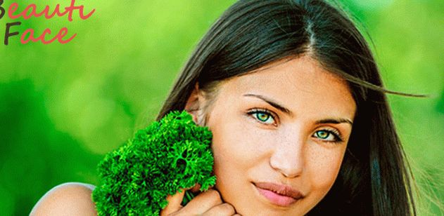 Pătrunjel - vitamine pentru față