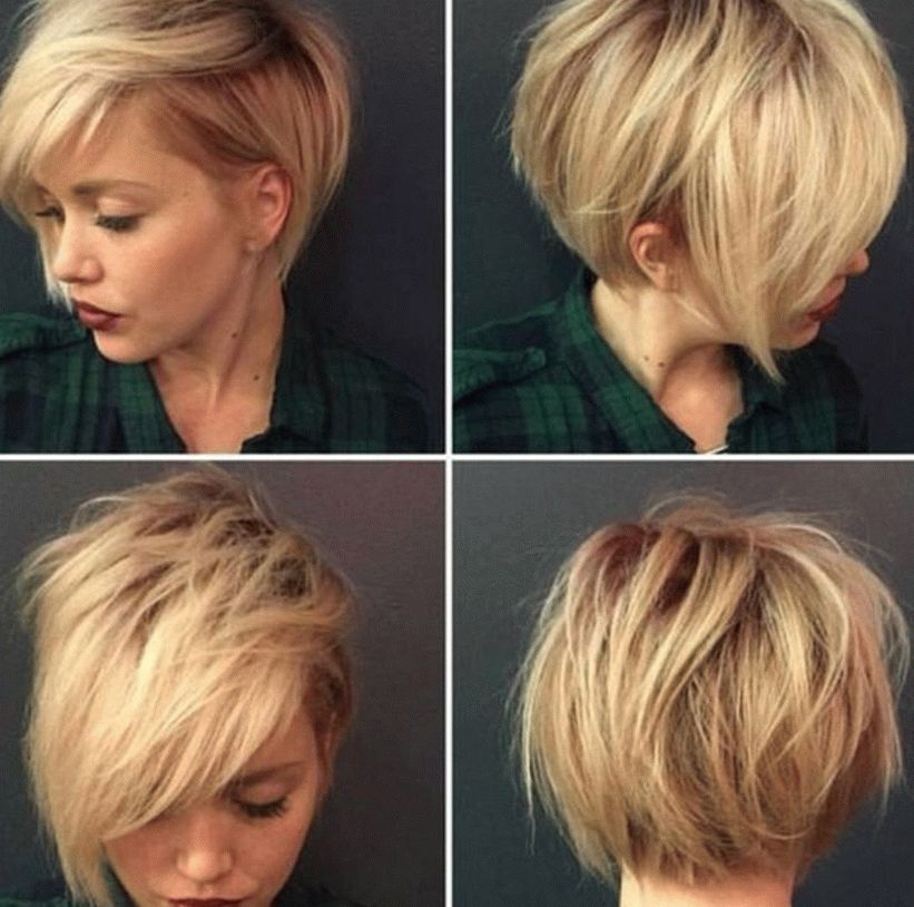 Pixie cu breton pe părul blond